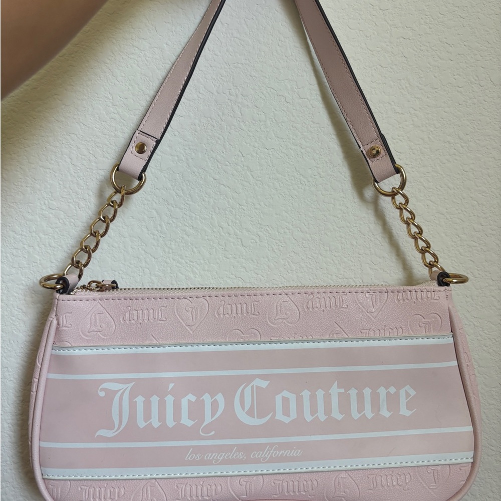 Juicy Couture Pink Chain Strap Shoulder Bag